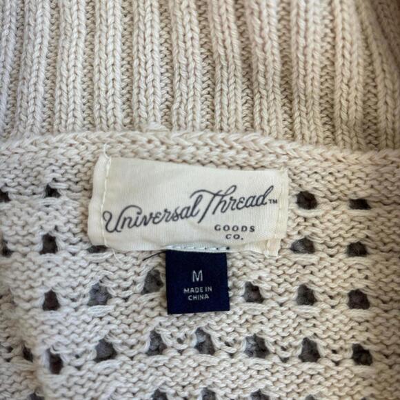 Universal Thread Women's Cream and Tan Cardigan - Picture 2 of 2